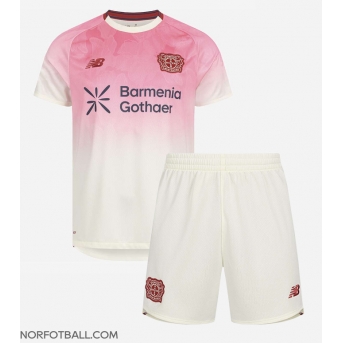 Billige Fotballdrakt Bayer Leverkusen Replika Bortedraktsett Barn 2025-26 Kortermet (med bukser)